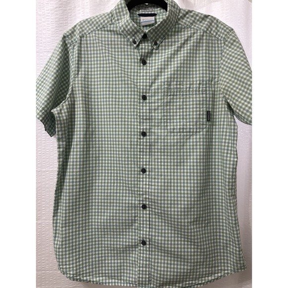 Columbia short sleeve shirt mens  medium - Picture 1 of 3